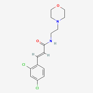 3-(2,4-dichlorophenyl)-N-[2-(4-morpholinyl)ethyl]acrylamide