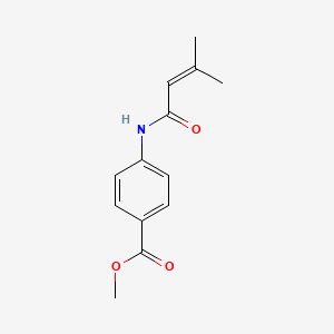 methyl 4-[(3-methyl-2-butenoyl)amino]benzoate