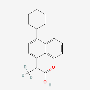 molecular formula C19H22O2 B564339 维达普芬-d3 CAS No. 1185054-34-5