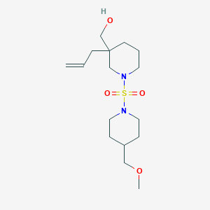 (3-allyl-1-{[4-(methoxymethyl)-1-piperidinyl]sulfonyl}-3-piperidinyl)methanol