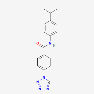 N-(4-isopropylphenyl)-4-(1H-tetrazol-1-yl)benzamide