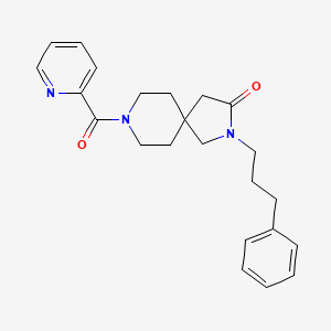 2-(3-phenylpropyl)-8-(2-pyridinylcarbonyl)-2,8-diazaspiro[4.5]decan-3-one