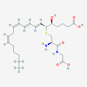 molecular formula C25H35D5N2O6S B564346 白三烯 D4-d5 CAS No. 1240398-17-7