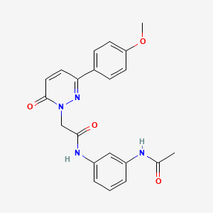 N-[3-(acetylamino)phenyl]-2-[3-(4-methoxyphenyl)-6-oxo-1(6H)-pyridazinyl]acetamide