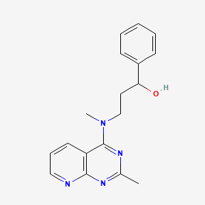 3-[methyl(2-methylpyrido[2,3-d]pyrimidin-4-yl)amino]-1-phenylpropan-1-ol