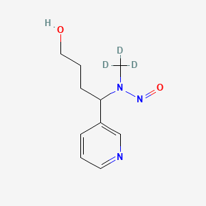 B564351 4-[N-(Methyl-d3)-N-nitrosamino]-4-(3-pyridyl)butane-1-ol CAS No. 1184990-35-9