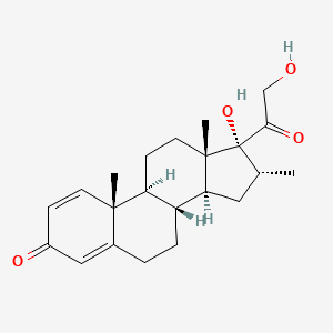 B564353 16-Methylpregna-1,4-diene-17,21-diol-3,20-dione CAS No. 19784-87-3