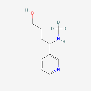 B564360 4-[N-(Methyl-d3)amino]-4-(3-pyridyl)butane-1-ol CAS No. 1189470-76-5