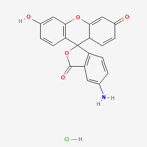 molecular formula C20H14ClNO5 B564361 异构体 1 异硫氰酸荧光胺盐酸盐 CAS No. 53360-53-5