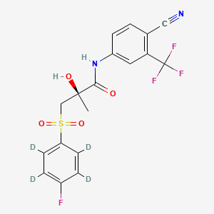 molecular formula C18H14F4N2O4S B564370 (R)-比卡鲁胺-d4 CAS No. 1217826-87-3