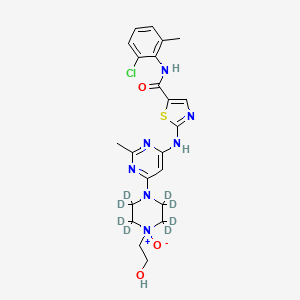 B564371 Dasatinib-d8 N-Oxide CAS No. 1189988-36-0