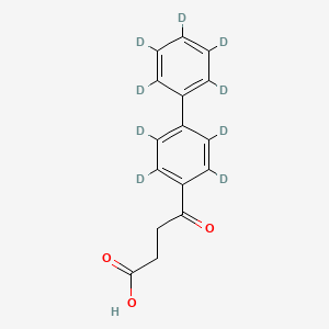 molecular formula C16H14O3 B564373 芬布芬-d9 CAS No. 1189940-96-2