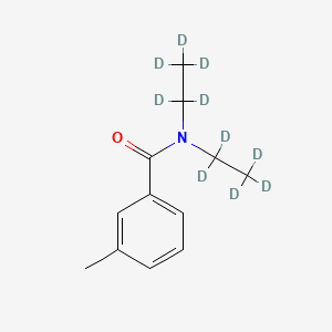 molecular formula C12H17NO B564380 DEET-d10 CAS No. 1215576-01-4