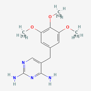 molecular formula C14H18N4O3 B564383 Trimethoprim-13C3 CAS No. 1189970-95-3