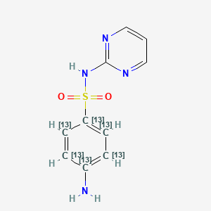 B564385 Sulfadiazine-13C6 CAS No. 1189426-16-1