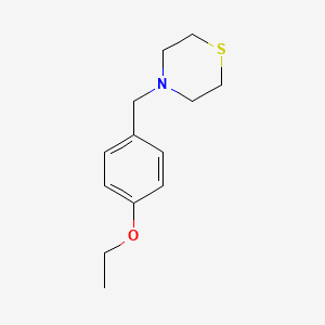 molecular formula C13H19NOS B5644070 4-(4-ethoxybenzyl)thiomorpholine 