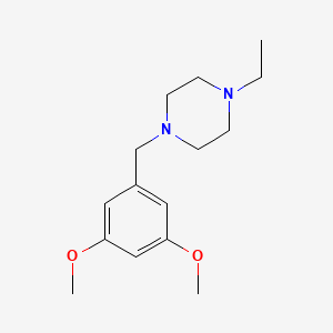 molecular formula C15H24N2O2 B5644095 1-(3,5-dimethoxybenzyl)-4-ethylpiperazine 
