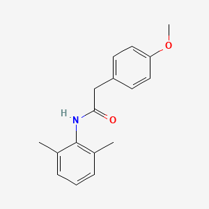 molecular formula C17H19NO2 B5644194 N-(2,6-二甲苯基)-2-(4-甲氧基苯基)乙酰胺 