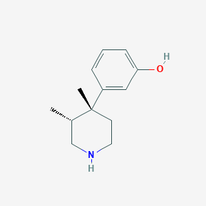molecular formula C13H19NO B056443 (3R,4R)-3,4-Dimethyl-4-(3-hydroxyphenyl)piperidine CAS No. 119193-19-0
