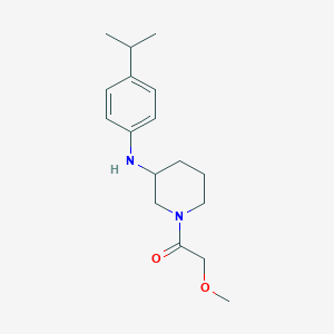 molecular formula C17H26N2O2 B5644338 N-(4-isopropylphenyl)-1-(methoxyacetyl)-3-piperidinamine 