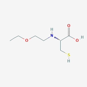molecular formula C7H15NO3S B564436 2-乙氧基乙基-L-半胱氨酸 CAS No. 885457-17-0