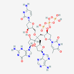 molecular formula C39H50N15O22P3 B056444 d(Tpapcpg) CAS No. 117489-85-7