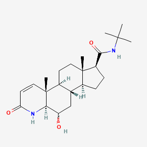 molecular formula C23H36N2O3 B564443 6α-羟基非那雄胺 CAS No. 154387-62-9