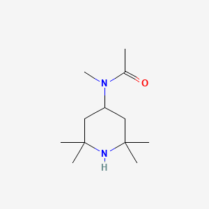 molecular formula C12H24N2O B5644511 N-methyl-N-(2,2,6,6-tetramethyl-4-piperidinyl)acetamide 