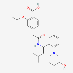 3'-Hydroxy Repaglinide(Mixture of Diastereomers)