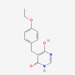 molecular formula C13H14N2O3 B5644632 5-(4-ethoxybenzyl)-4,6-pyrimidinediol CAS No. 16015-99-9