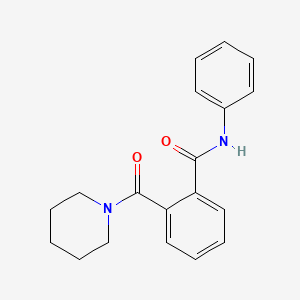 molecular formula C19H20N2O2 B5644653 N-phenyl-2-(1-piperidinylcarbonyl)benzamide 