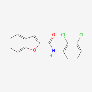 molecular formula C15H9Cl2NO2 B5644866 N-(2,3-dichlorophenyl)-1-benzofuran-2-carboxamide 