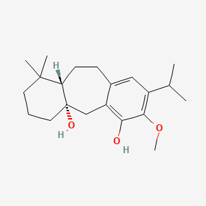 (1S,11S)-5-methoxy-12,12-dimethyl-6-propan-2-yltricyclo[9.4.0.03,8]pentadeca-3,5,7-triene-1,4-diol