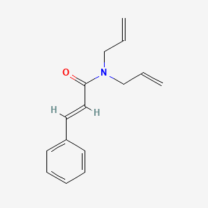 molecular formula C15H17NO B5644899 N,N-diallyl-3-phenylacrylamide 