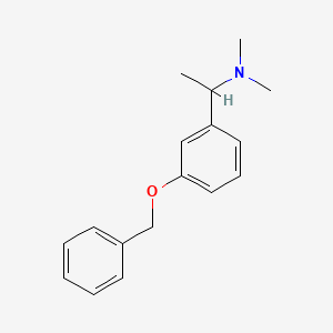 N-[1-(3'-Benzyloxyphenyl)ethyl]-N,N-dimethylamine