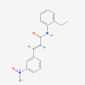 N-(2-ethylphenyl)-3-(3-nitrophenyl)acrylamide