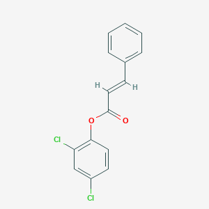 molecular formula C15H10Cl2O2 B5645048 2,4-dichlorophenyl 3-phenylacrylate 