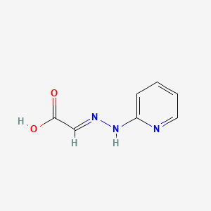molecular formula C7H7N3O2 B564506 (2E)-(2-Pyridinylhydrazono)acetic acid CAS No. 101950-60-1