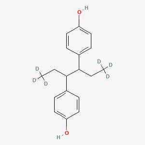 molecular formula C18H22O2 B564514 己烯雌酚-d6 CAS No. 1215476-12-2