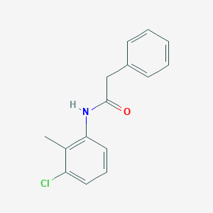 molecular formula C15H14ClNO B5645159 N-(3-chloro-2-methylphenyl)-2-phenylacetamide 