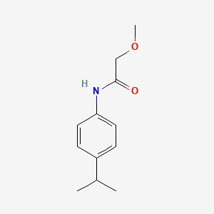 molecular formula C12H17NO2 B5645168 N-(4-isopropylphenyl)-2-methoxyacetamide 