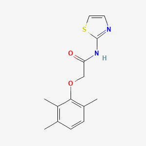 molecular formula C14H16N2O2S B5645220 N-1,3-thiazol-2-yl-2-(2,3,6-trimethylphenoxy)acetamide 