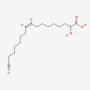 (9Z)-2-Hydroxyoctadec-9-EN-17-ynoic acid