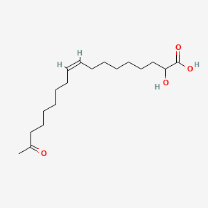 molecular formula C18H32O4 B564530 (9Z)-2-Hydroxy-17-oxooctadec-9-enoic acid CAS No. 1159977-44-2