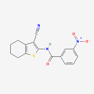N-(3-cyano-4,5,6,7-tetrahydro-1-benzothien-2-yl)-3-nitrobenzamide