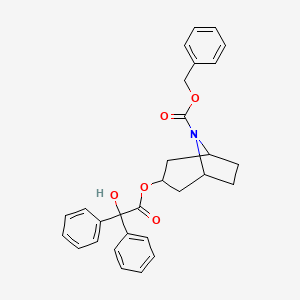 molecular formula C29H29NO5 B564537 N-Benzyloxycarbonyl Norglipin CAS No. 1334608-49-9