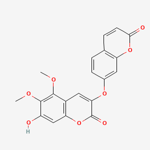 molecular formula C20H14O8 B564540 Isodaphnoretin B CAS No. 944824-29-7