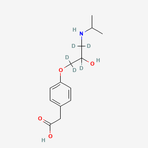molecular formula C14H21NO4 B564542 Metoprolol Acid-d5 CAS No. 1215404-47-9