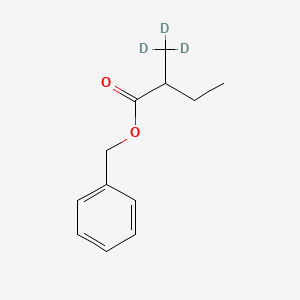 molecular formula C12H16O2 B564545 Benzyl 2-Methylbutyrate-d3 CAS No. 1215566-12-3