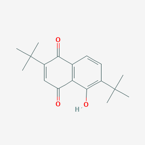 molecular formula C18H22O3 B5645450 2,6-di-tert-butyl-5-hydroxynaphthoquinone 